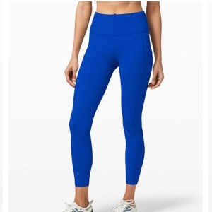 {lululemon} Fast and Free Leggings 7/8 25", Blue